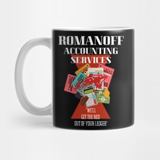 Romanoff Accounting (light text) Mug